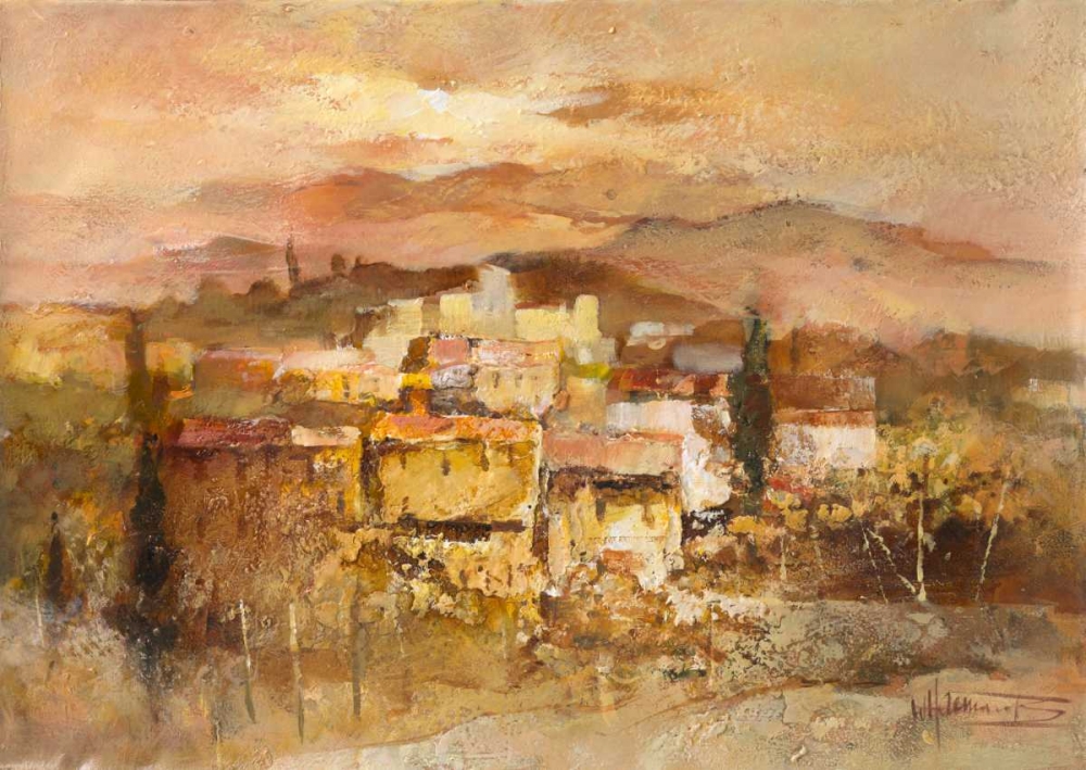Italian village I art print by Willem Haenraets for $57.95 CAD