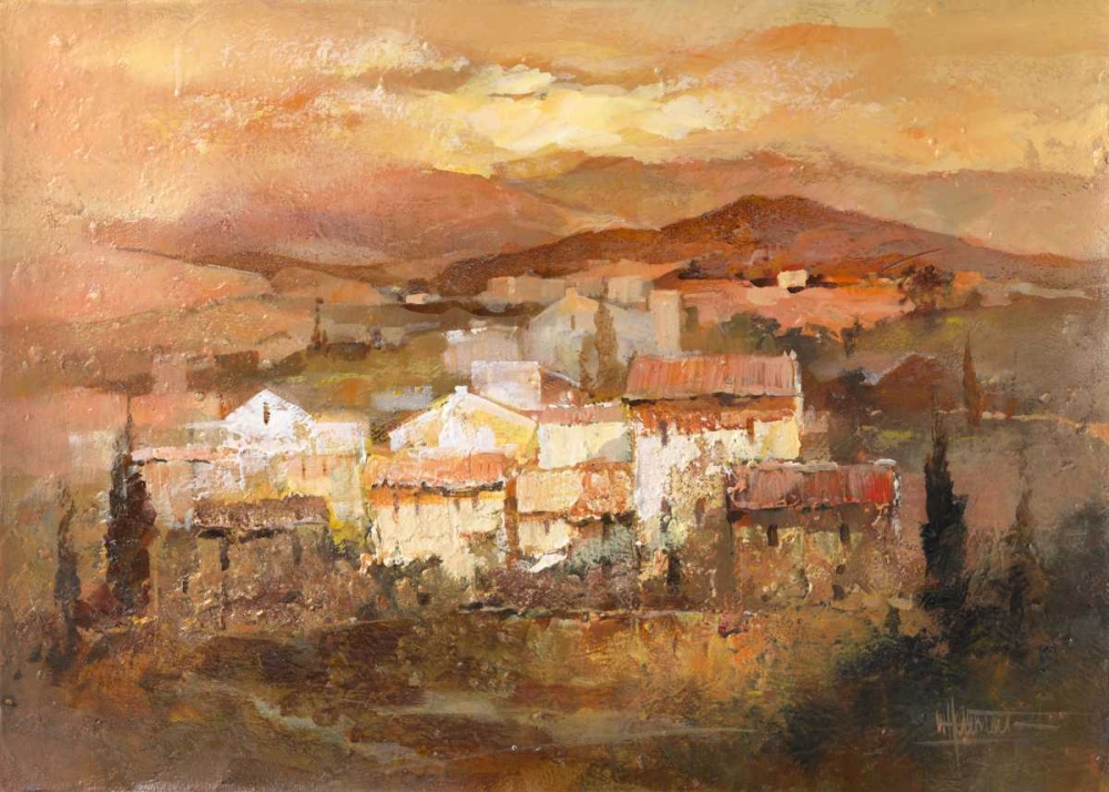 Italian village II art print by Willem Haenraets for $57.95 CAD