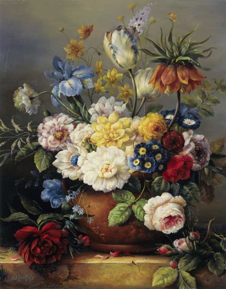 Flower arrangement art print by Wouter Roelofs for $57.95 CAD