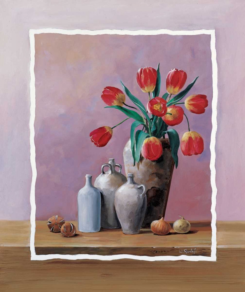 Red tulips art print by Wouter Roelofs for $57.95 CAD