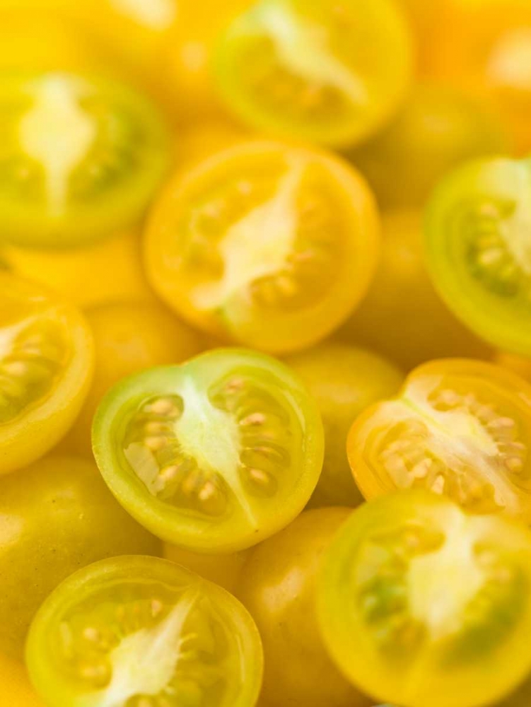 Top view of yellow tomatoes art print by Assaf Frank for $57.95 CAD