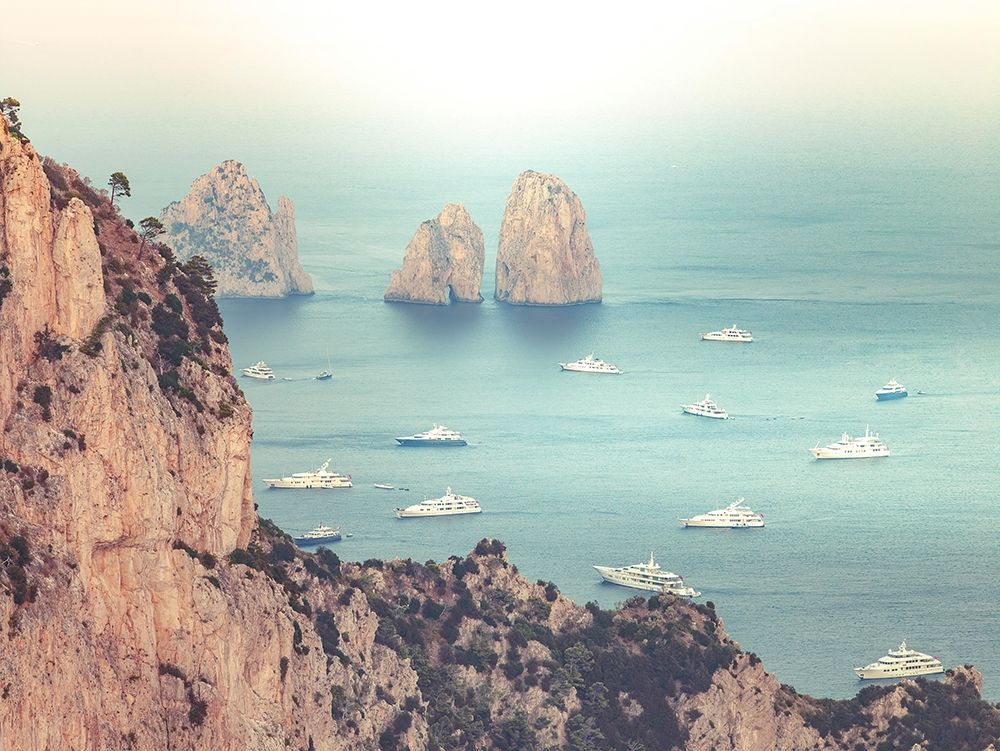 Faraglioni Cliffs-Capri,Italy art print by Assaf Frank for $57.95 CAD