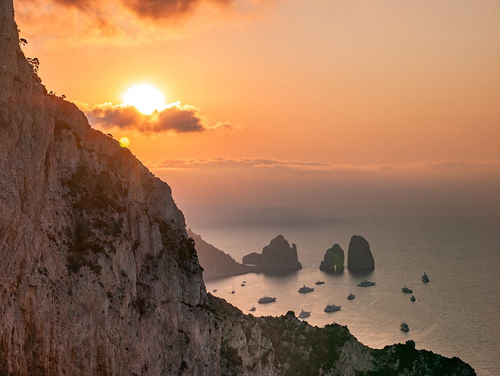 The Faraglioni Cliffs-Capri-Italy art print by Assaf Frank for $57.95 CAD