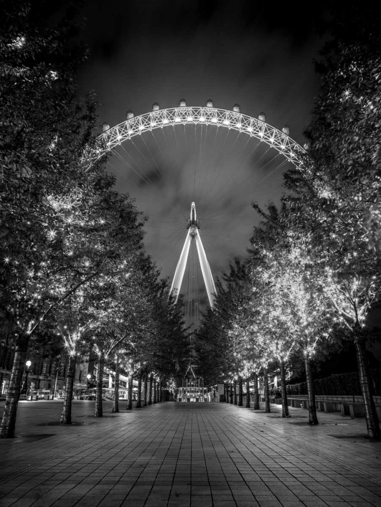 London Eye at night art print by Assaf Frank for $57.95 CAD