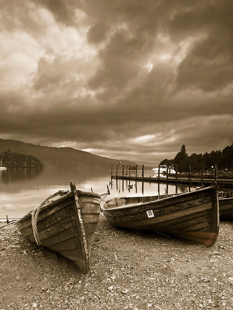 Boats on lake art print by Assaf Frank for $57.95 CAD