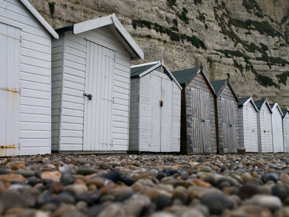 Beach huts, Dorset , UK art print by Assaf Frank for $57.95 CAD
