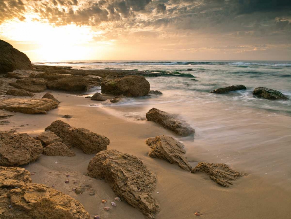 Sunset over Palmachim beach, Israel art print by Assaf Frank for $57.95 CAD