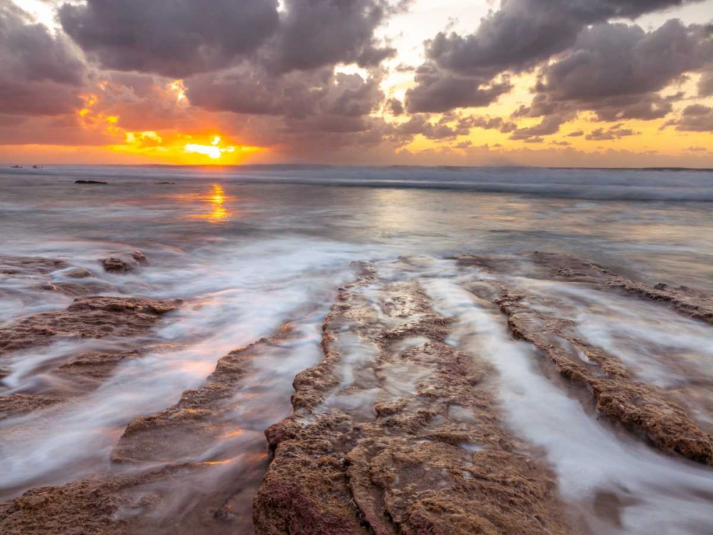 Sunset over Palmachim beach, Israel art print by Assaf Frank for $57.95 CAD