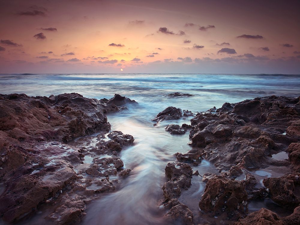 Sunset over Palmachim beach, Israel art print by Assaf Frank for $57.95 CAD