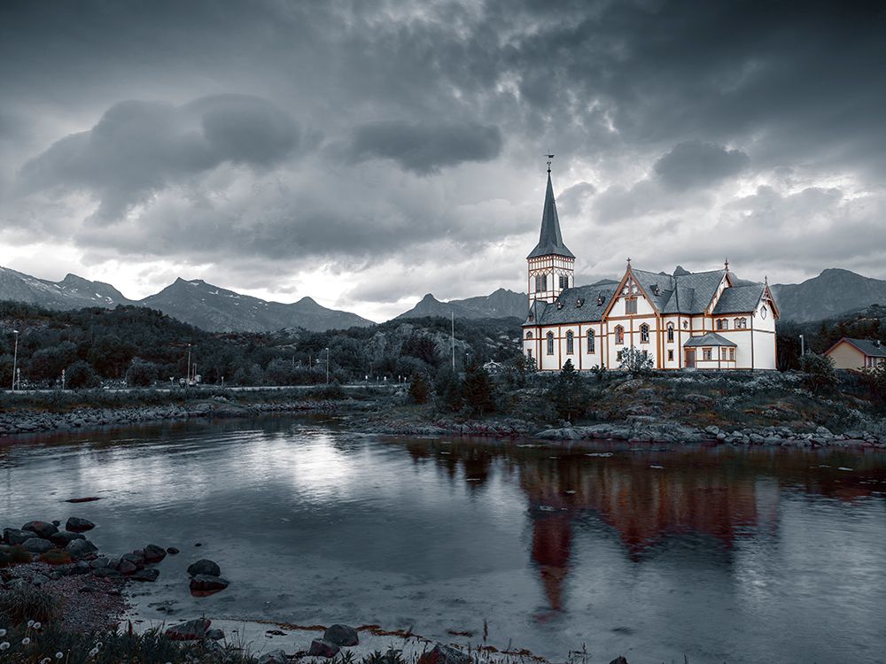 Church in Lofoten, Norway art print by Assaf Frank for $57.95 CAD