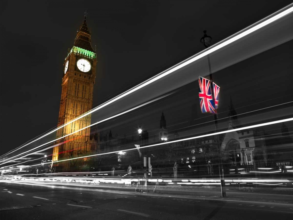 Big Ben at night art print by Assaf Frank for $57.95 CAD