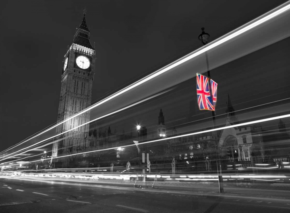 Big Ben at night art print by Assaf Frank for $57.95 CAD