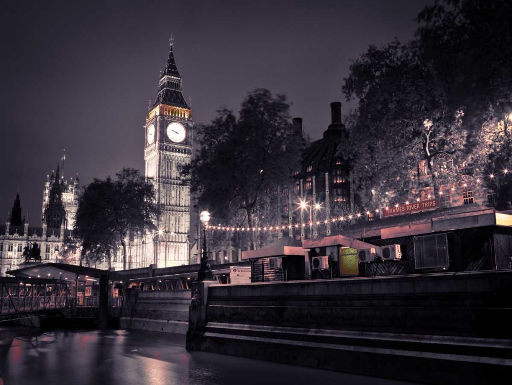 Big Ben at night art print by Assaf Frank for $57.95 CAD