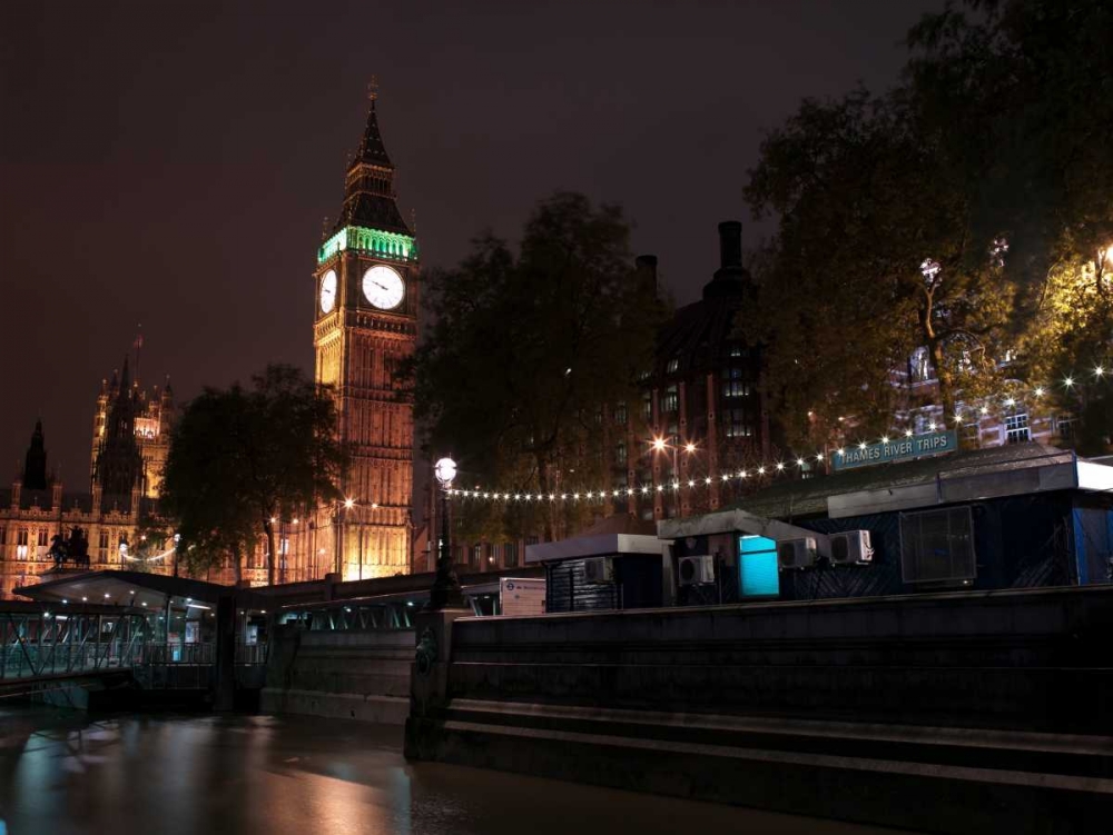 Big Ben at night art print by Assaf Frank for $57.95 CAD