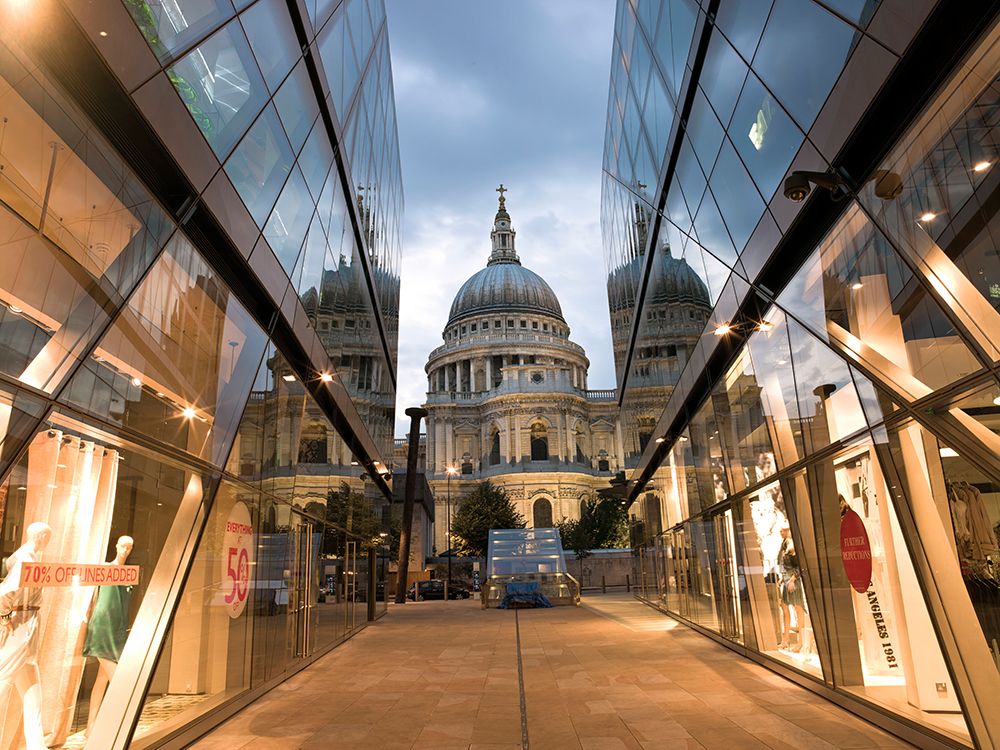 St Pauls cathedral in evening, London, UK art print by Assaf Frank for $57.95 CAD