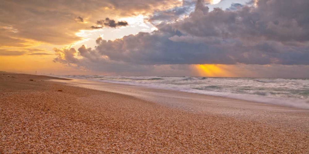 Beach at sunset, Palmachim, Israel art print by Assaf Frank for $57.95 CAD