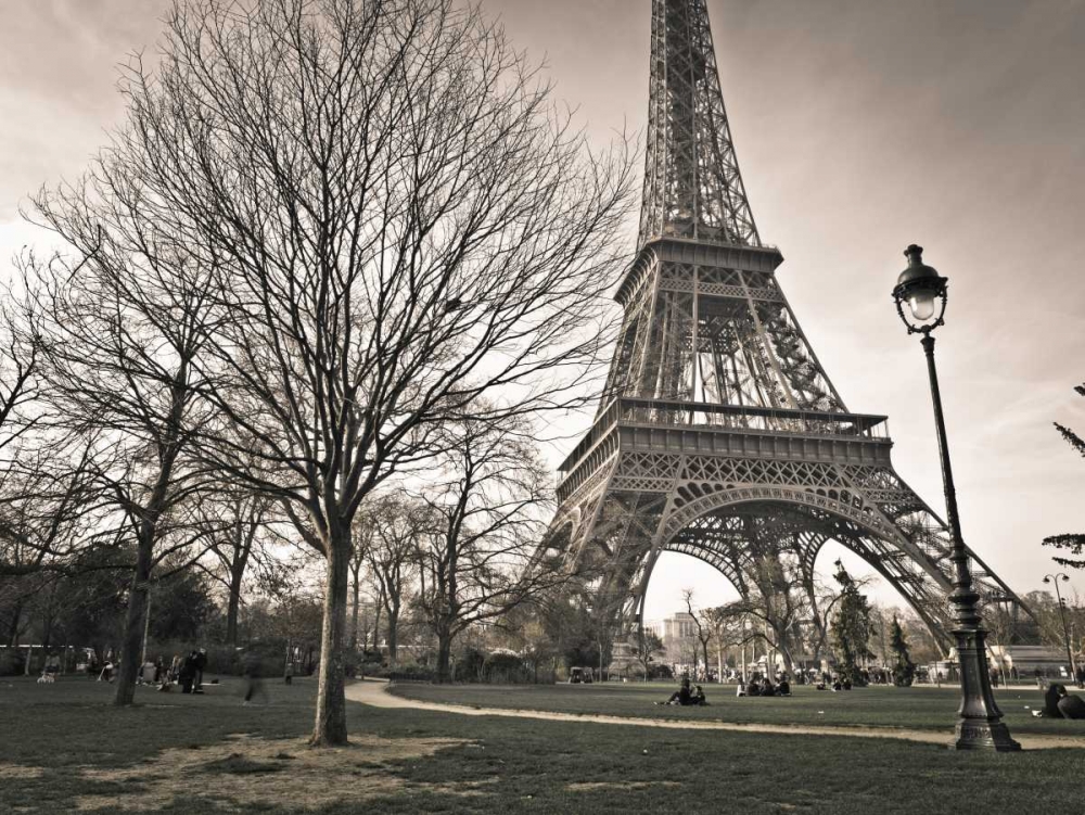 View of Eiffel tower from park, Paris, France art print by Assaf Frank for $57.95 CAD