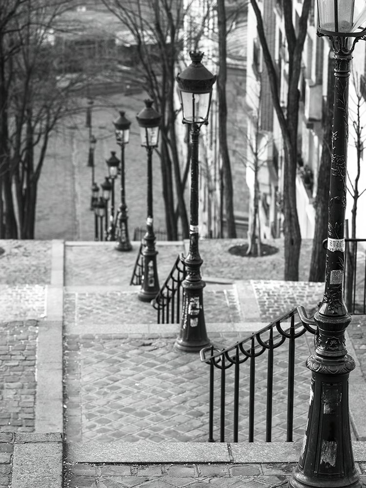 The famous staircase in Montmartre-Paris-France art print by Assaf Frank for $57.95 CAD