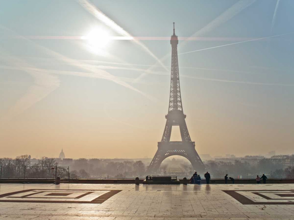 Famous Eiffel tower, Paris, France art print by Assaf Frank for $57.95 CAD