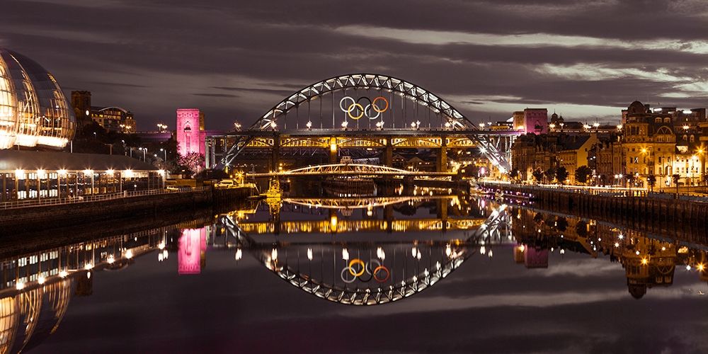 The Tyne bridge, Newcastle Upon Tyne, FTBR-1880 art print by Assaf Frank for $57.95 CAD