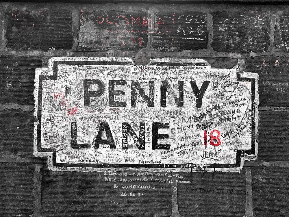 Penny Lane street sign, Liverpool art print by Assaf Frank for $57.95 CAD