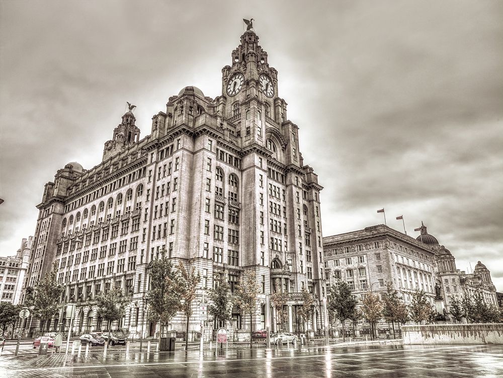 Royal Liver Building, Liverpool, FTBR-1866 art print by Assaf Frank for $57.95 CAD