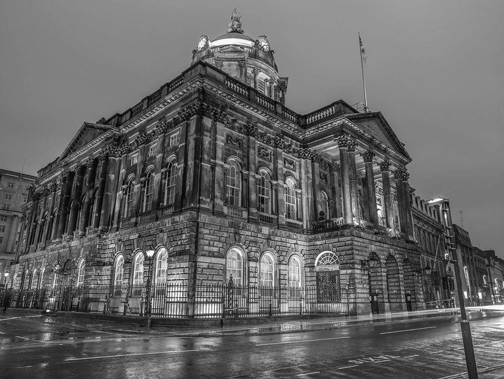 Town Hall Building at night, Liverpool, FTBR-1868 art print by Assaf Frank for $57.95 CAD
