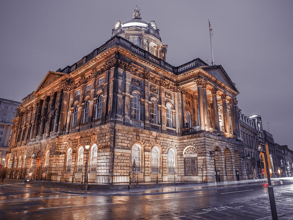 Town Hall Building at night, Liverpool, FTBR-1869 art print by Assaf Frank for $57.95 CAD