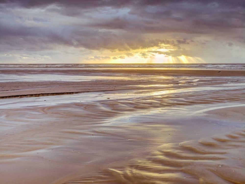 Sunset, Blackpool Beach, UK art print by Assaf Frank for $57.95 CAD