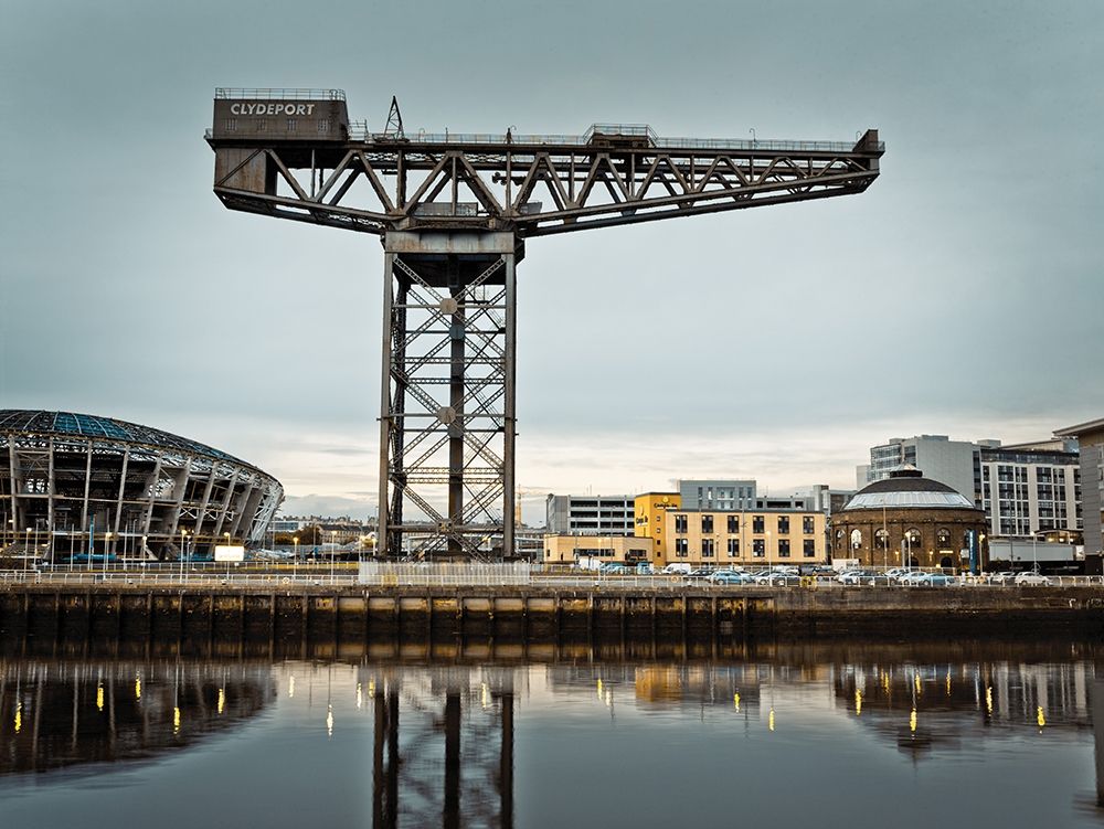 Finnieston crane on River Clyde, Glasgow, FTBR-1889 art print by Assaf Frank for $57.95 CAD
