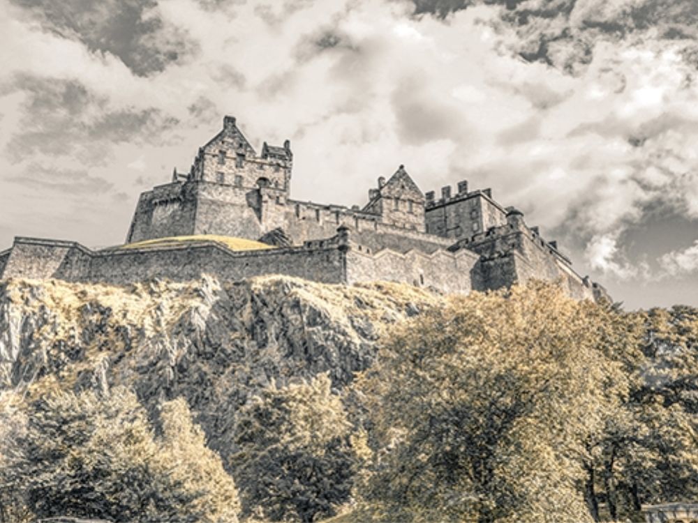 Edinburgh Castle, FTBR-1863 art print by Assaf Frank for $57.95 CAD