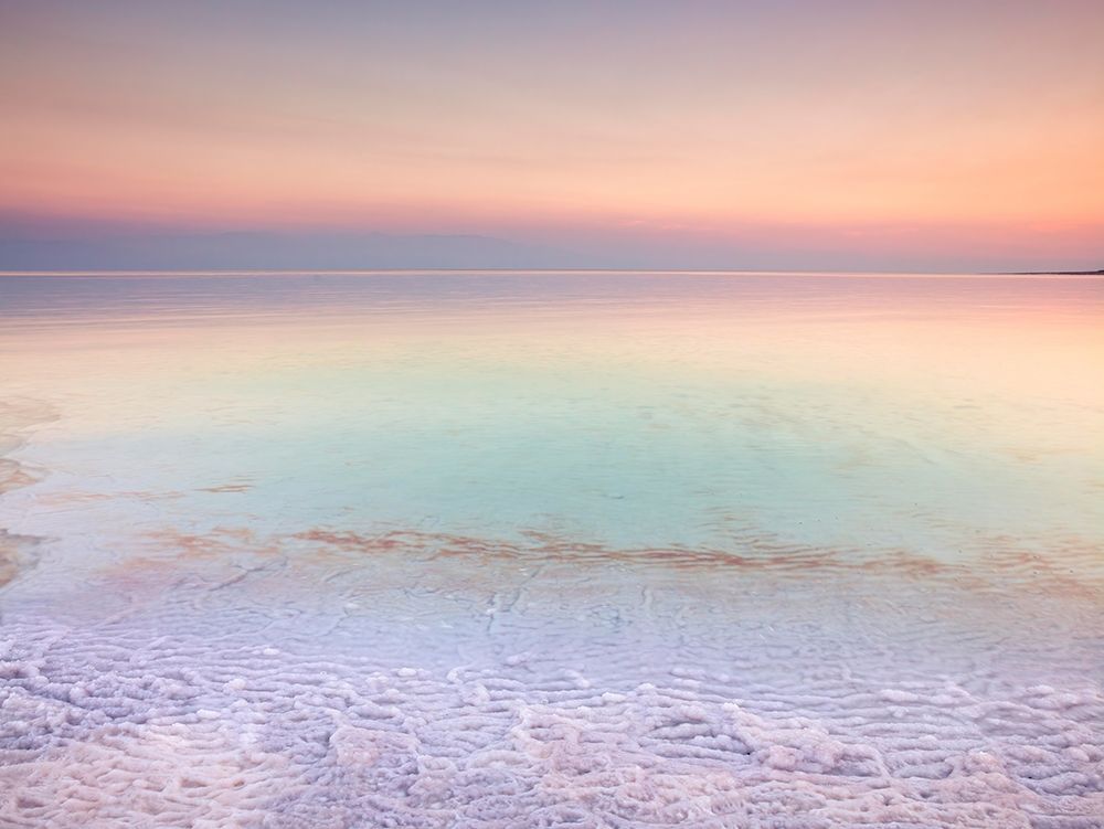 Dead sea shore at dusk-Israel art print by Assaf Frank for $57.95 CAD