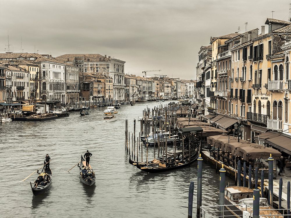 The grand canal from the Rialto bridge, Venice, Italy art print by Assaf Frank for $57.95 CAD