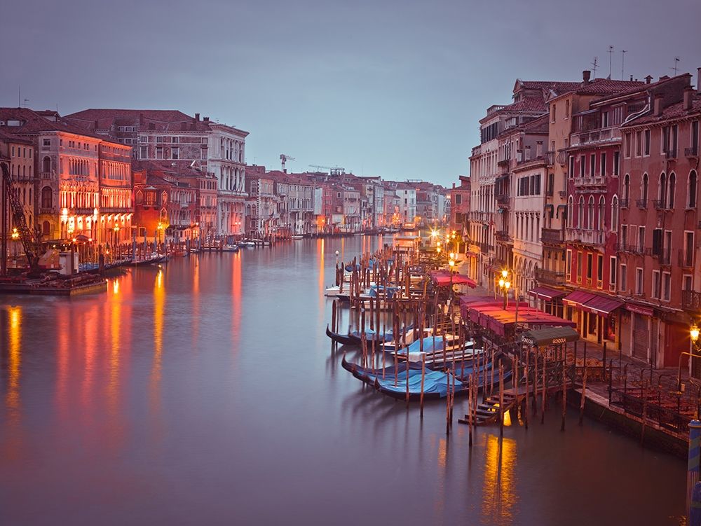 The Grand canal at dusk, Venice, Italy, FTBR-1894 art print by Assaf Frank for $57.95 CAD