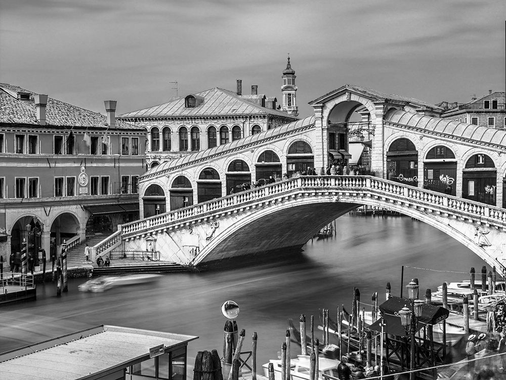 Famous Rialto bridge, Venice, Italy, FTBR-1895 art print by Assaf Frank for $57.95 CAD