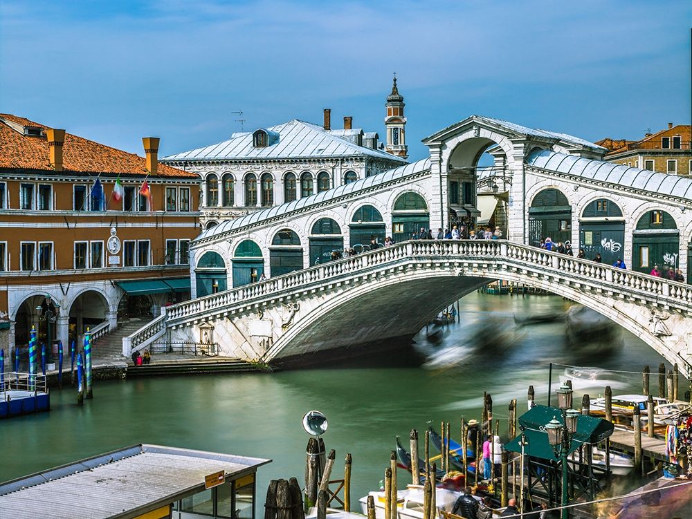 Famous Rialto bridge, Venice, Italy, FTBR-1896 art print by Assaf Frank for $57.95 CAD