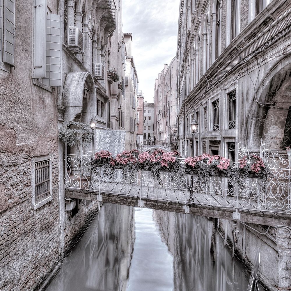 Small bridge over narrow canal-Venice-Italy art print by Assaf Frank for $57.95 CAD