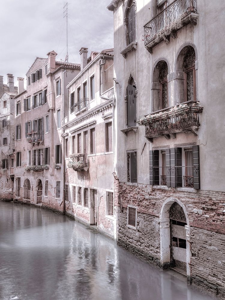 Old buildings by narrow canal - Venice - Italy art print by Assaf Frank for $57.95 CAD
