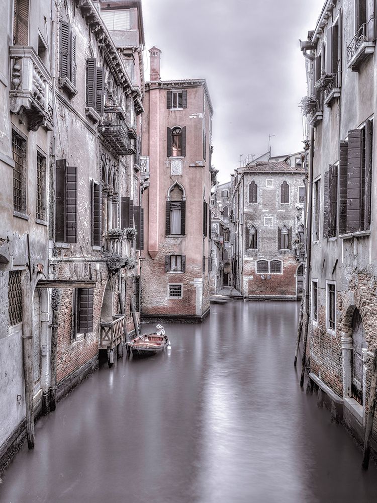 Narrow canal through old buildings - Venice - Italy art print by Assaf Frank for $57.95 CAD