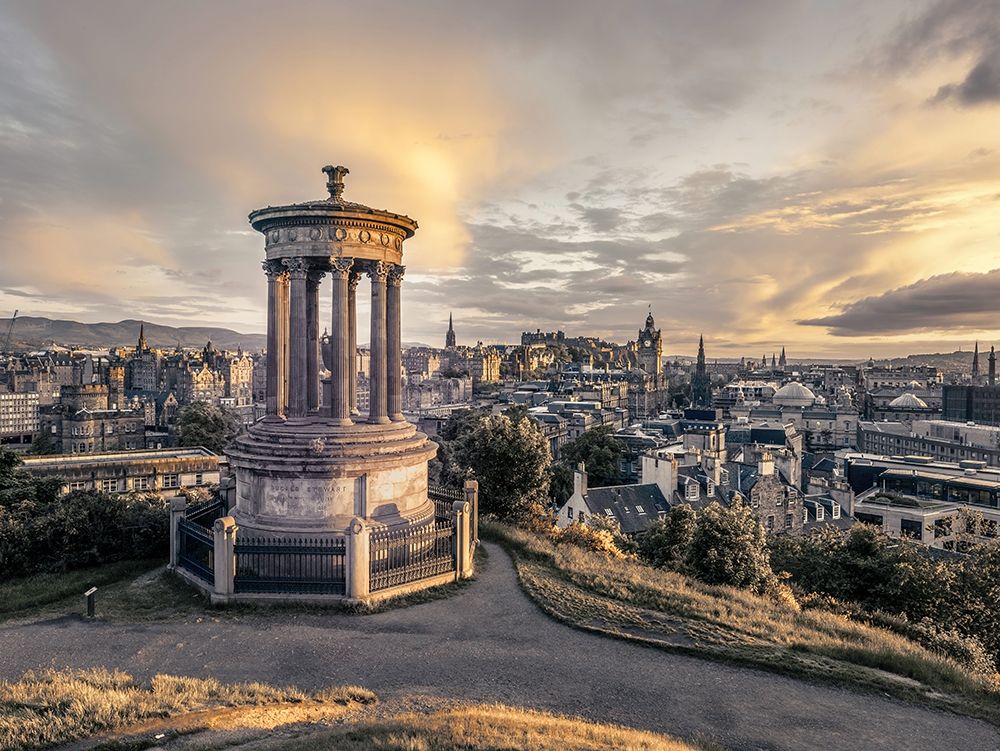 A view from Carlton Hill-Edinburgh-Scotland art print by Assaf Frank for $57.95 CAD