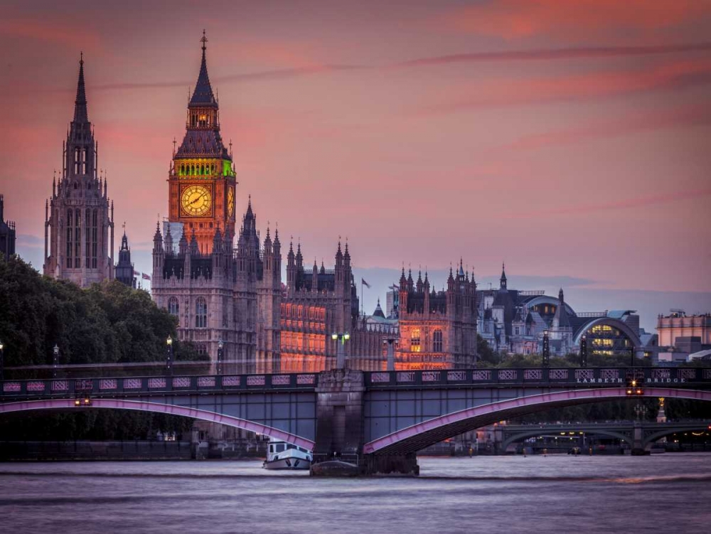 Big Ben from river thames, London, UK art print by Assaf Frank for $57.95 CAD
