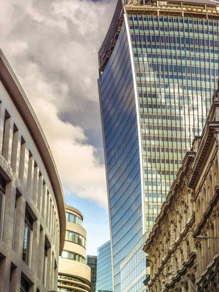 Office buildings in London, UK art print by Assaf Frank for $57.95 CAD