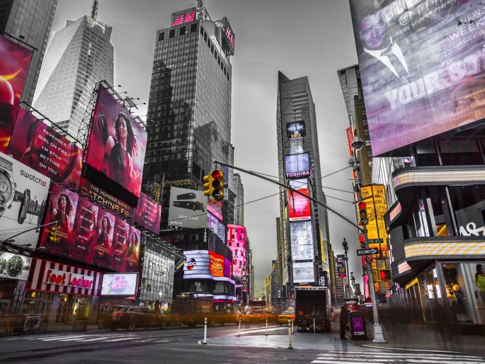 Image of Times Square, New York art print by Assaf Frank for $57.95 CAD