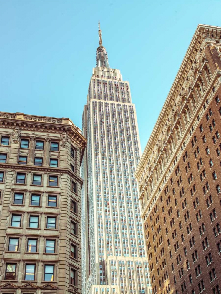 Low angle shot of a Empire State building - New York art print by Assaf Frank for $57.95 CAD