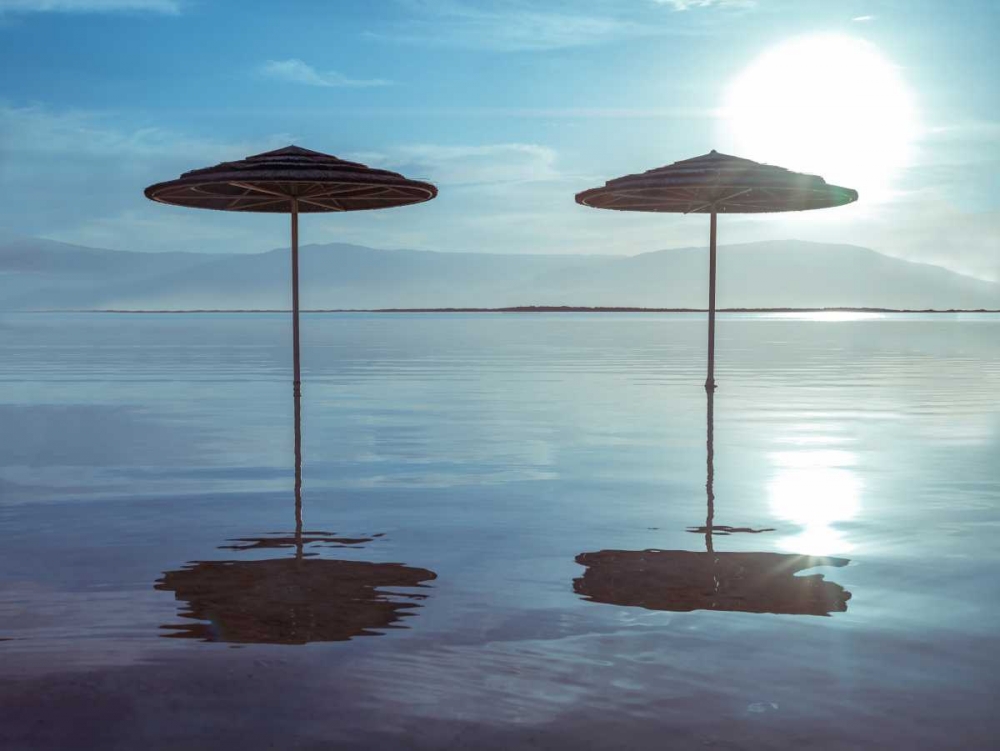 Parasol on Dead sea, Israel art print by Assaf Frank for $57.95 CAD