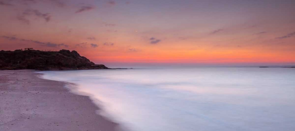 Evening view of beautiful beach in Israel art print by Assaf Frank for $57.95 CAD