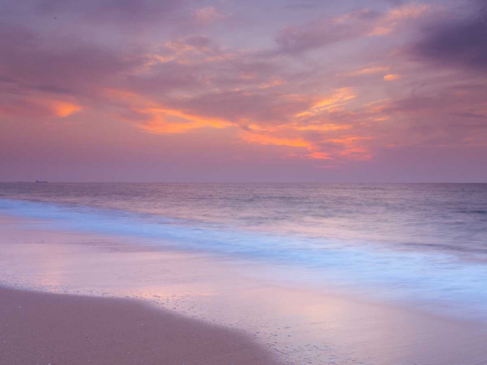 Evening view of beautiful beach in Israel art print by Assaf Frank for $57.95 CAD