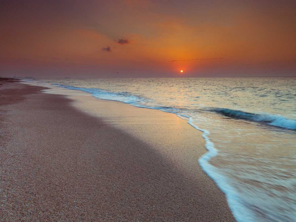 Tranquil beach at dusk art print by Assaf Frank for $57.95 CAD