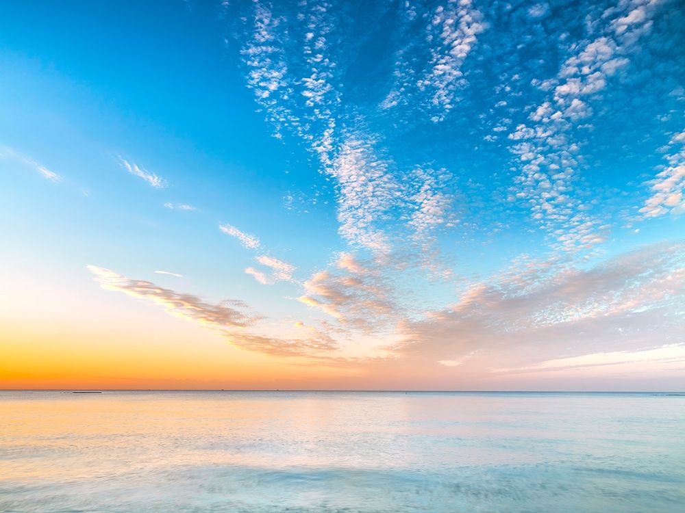 Calm beach at dusk art print by Assaf Frank for $57.95 CAD