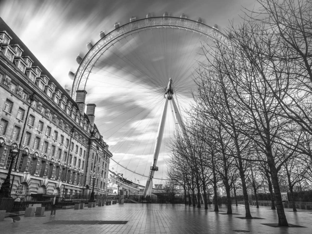Millennium Wheel in city of London, UK art print by Assaf Frank for $57.95 CAD